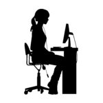 Woman at Desk