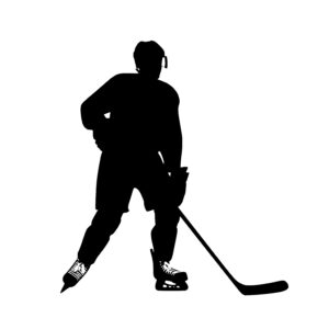 Ice Hockey Silhouette