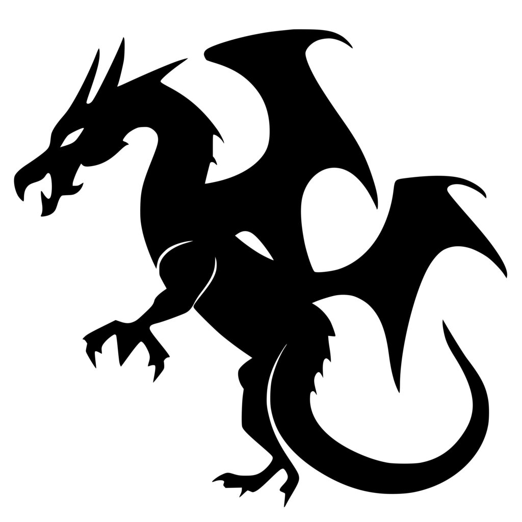 Winged Dragon SVG File: Instant Download for Cricut, Silhouette, Laser ...