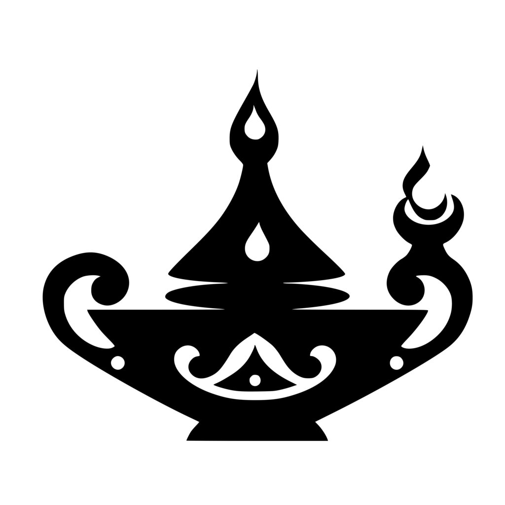 Magic Lamp SVG File for Cricut, Silhouette, Laser Instant Download