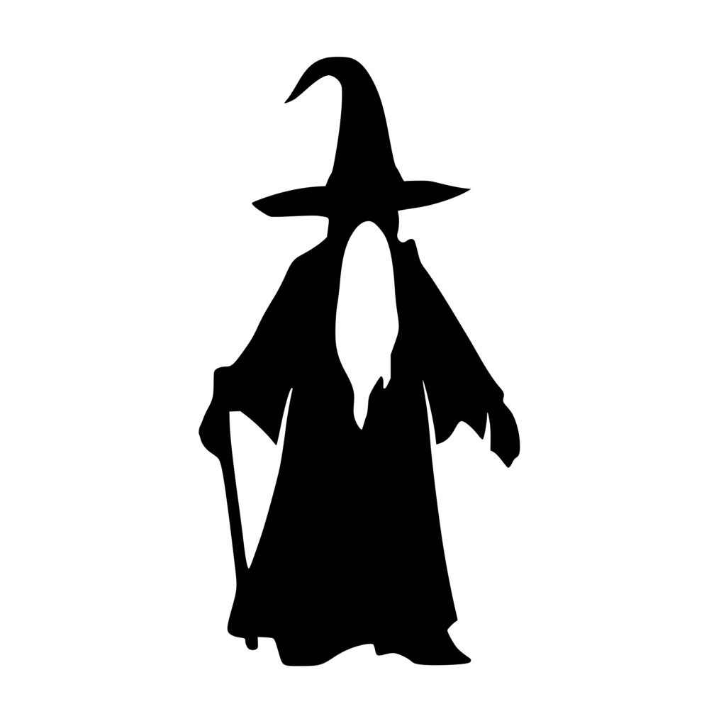 Instant Download Image: Sorcerer’s Shadow SVG, PNG, and DXF Files