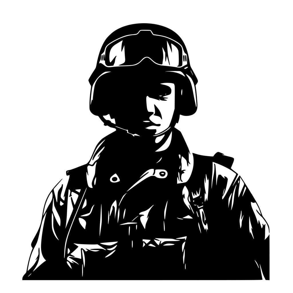 Soldier Svg Image Instant Download For Cricut, Silhouette, Laser Machines