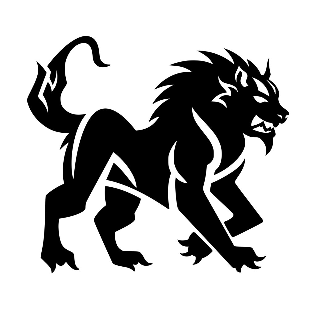 Tribal Chimera SVG File for Cricut, Silhouette & Laser Machines