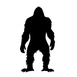Furry Monster Silhouette
