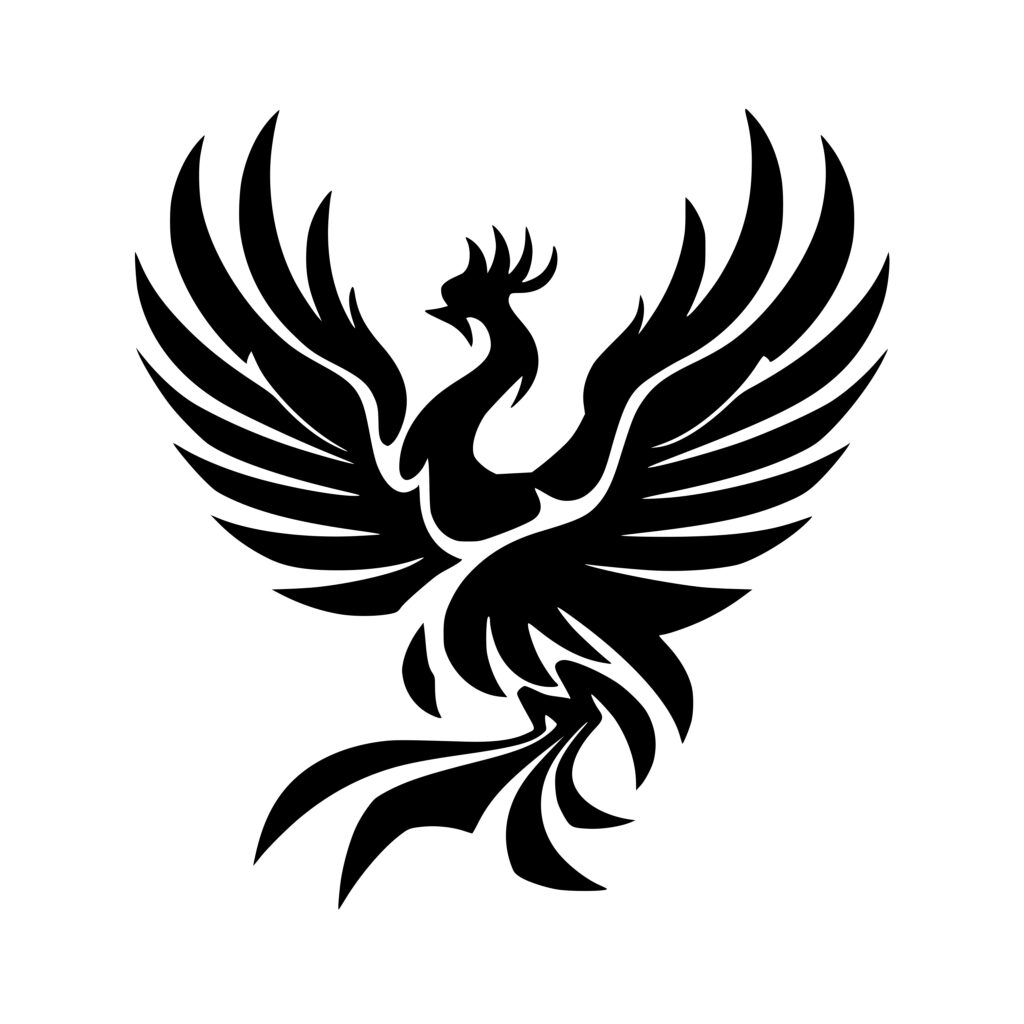 Rising Phoenix SVG File: Instant Download for Cricut, Silhouette, Laser