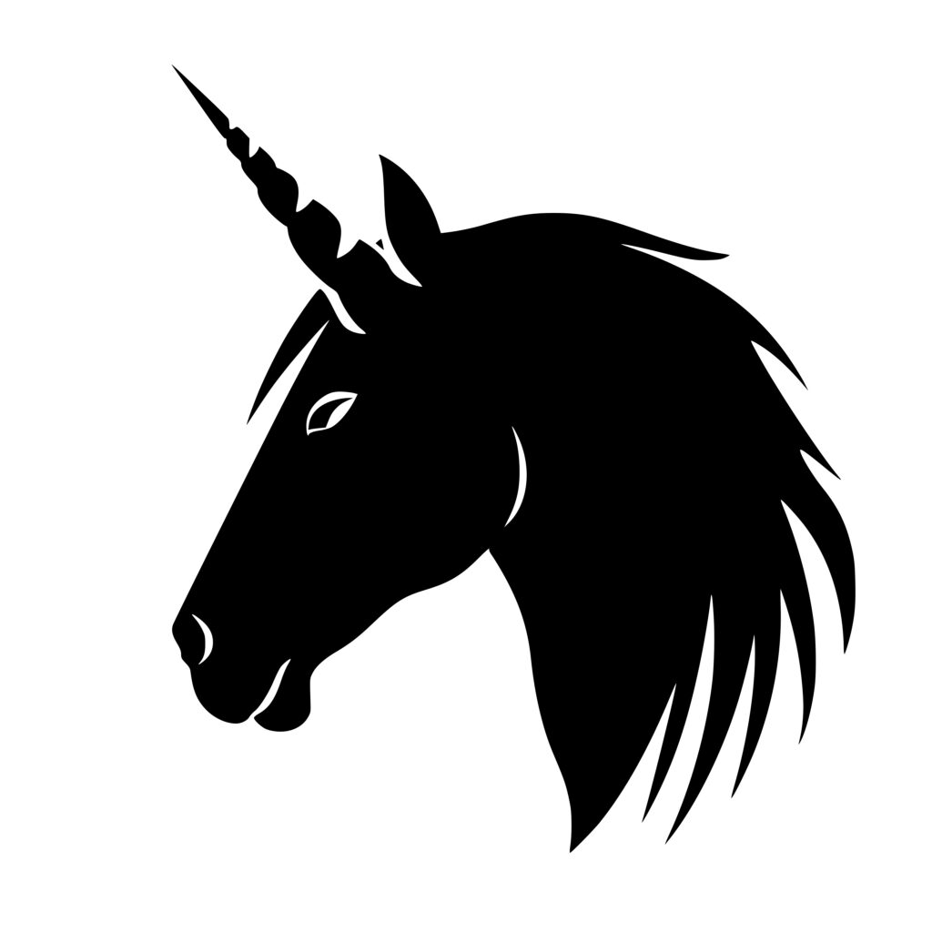 Unicorn with Horn - Instant Download SVG/PNG/DXF File for Cricut ...