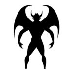 Devil with Dramatic Wings