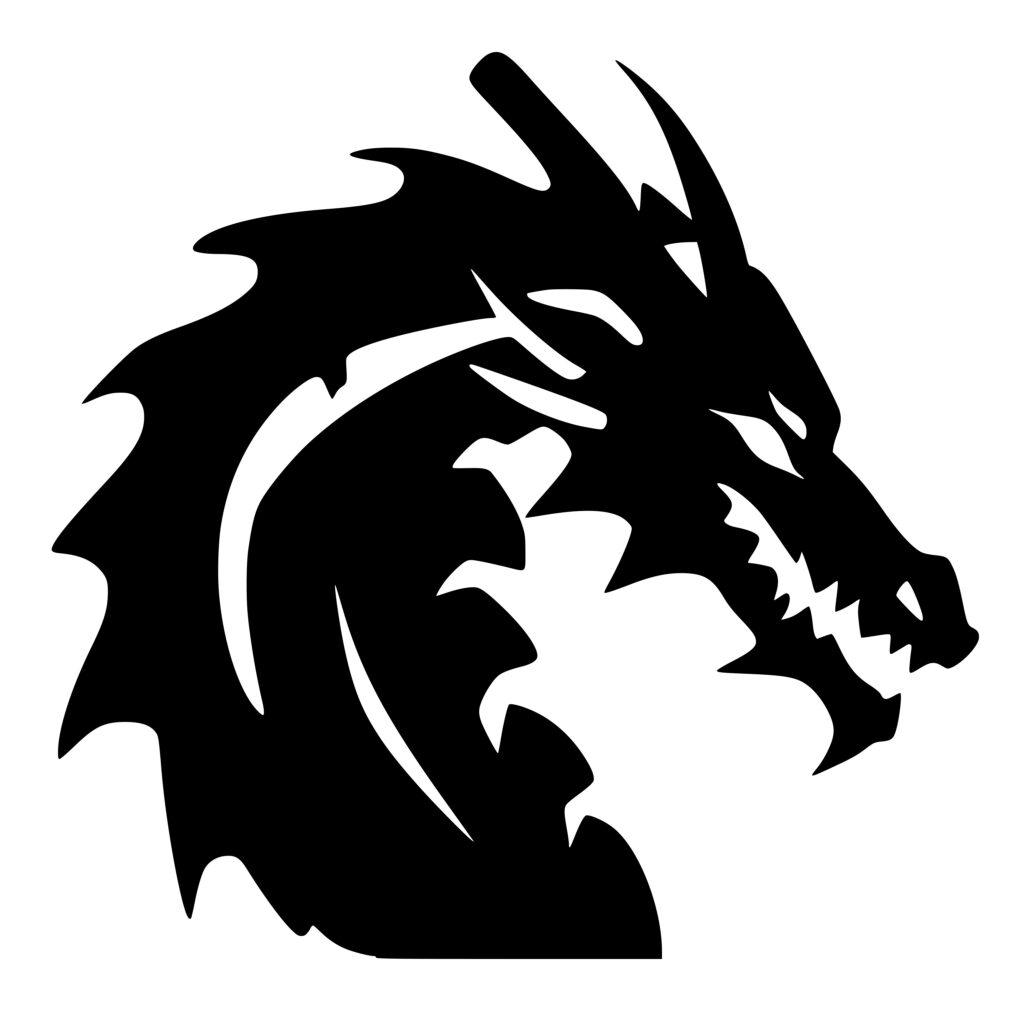 Mythic Dragon SVG Image File for Cricut, Silhouette, Laser Machines