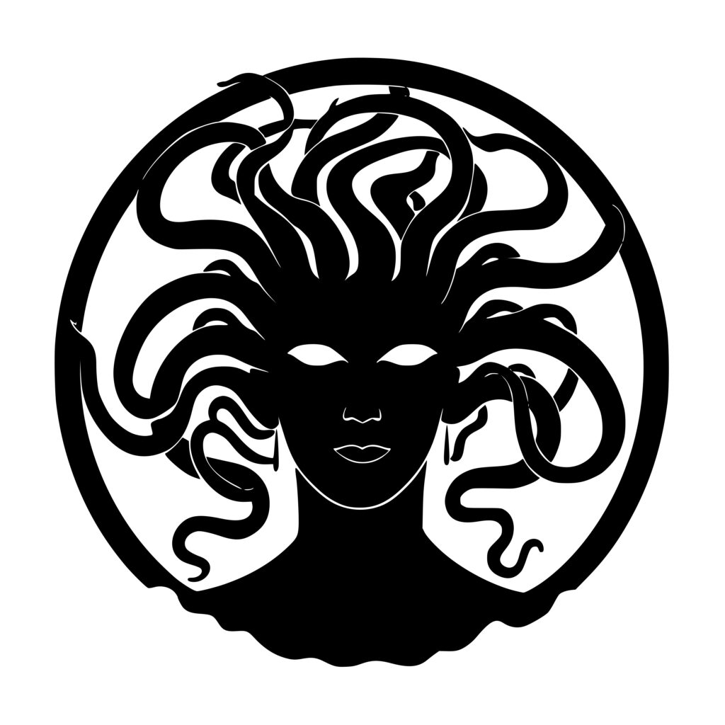 Medusa's Fearful Gaze: Svg File For Cricut, Silhouette, Laser Machines