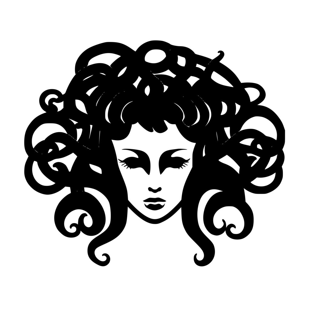 Medusa's Deadly Stare: Instant Download SVG, PNG, DXF for Cricut ...