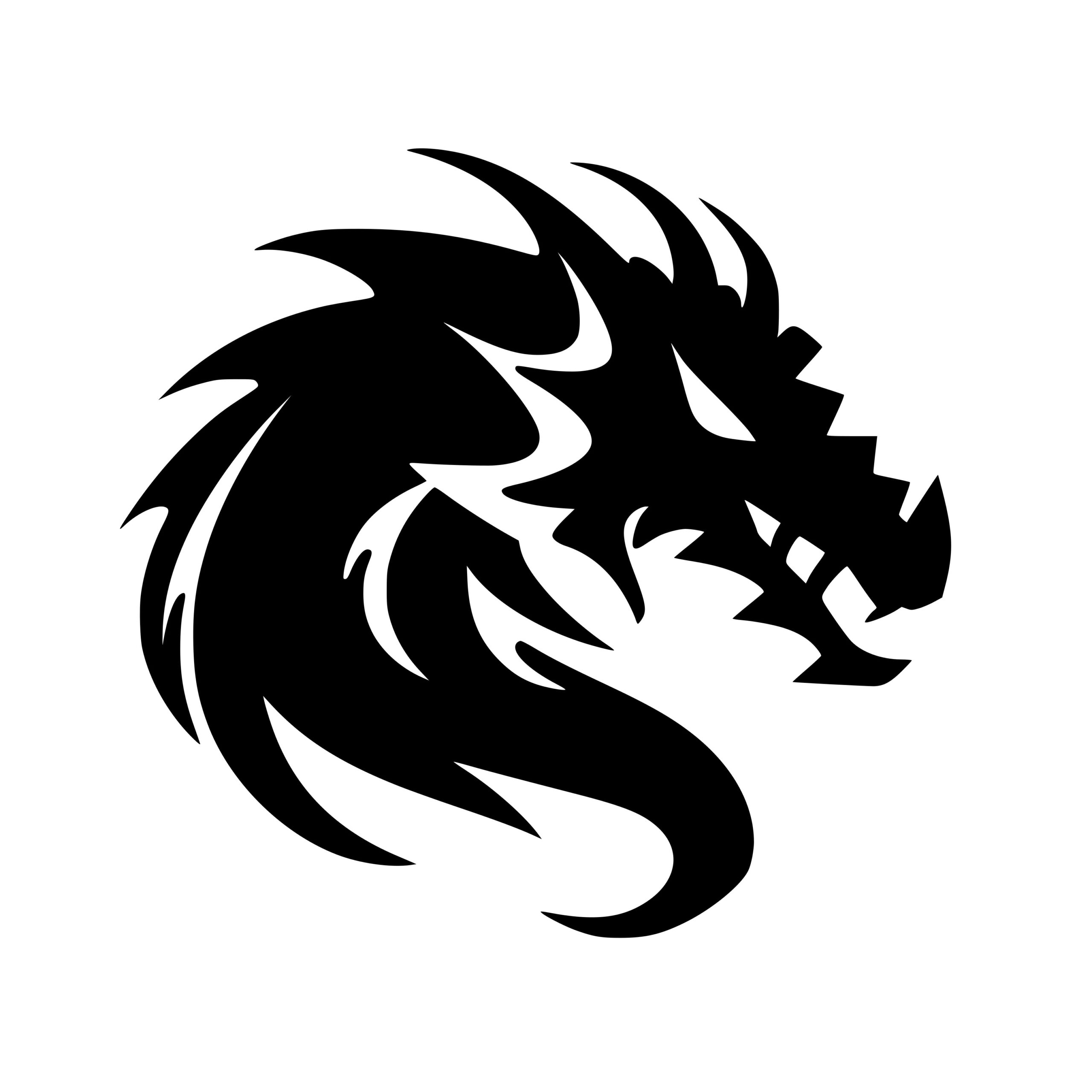 Legendary Dragon SVG: Instant Download for Cricut, Silhouette, Laser