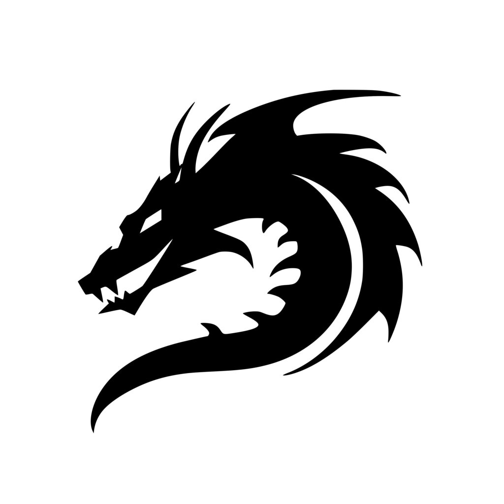 Ancient Dragon SVG/PNG/DXF Image for Cricut, Silhouette, Laser Machines