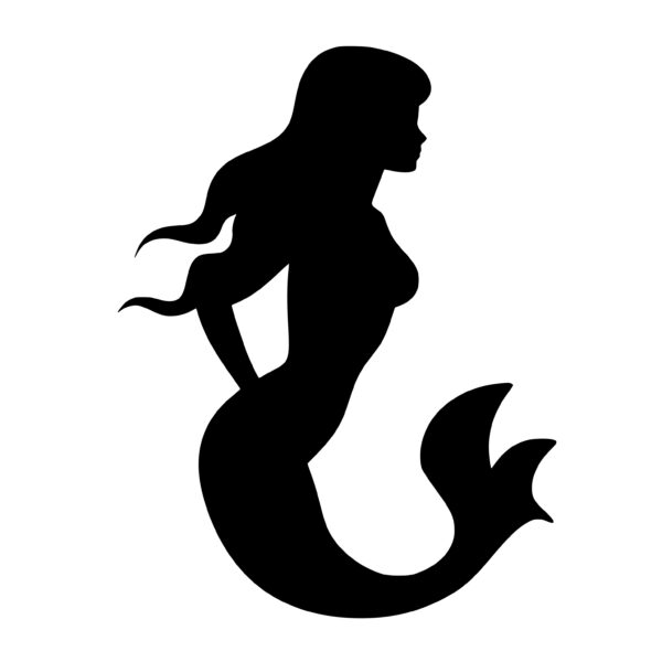 Beautiful Mermaid SVG File: Instant Download for Cricut, Silhouette, Laser