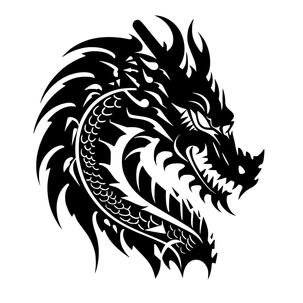 Fearsome Dragon SVG Image: Perfect for Cricut, Silhouette & Laser Machines