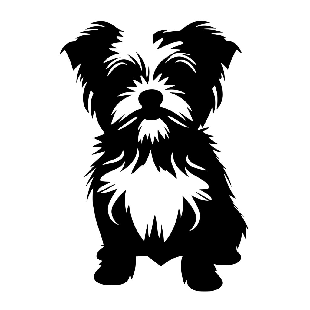 Instant Download Svg For Cricut & Silhouette: Precious Morkie Pup