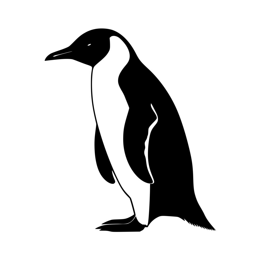 Instant Download Penguin SVG File for Cricut, Silhouette & Laser Machines