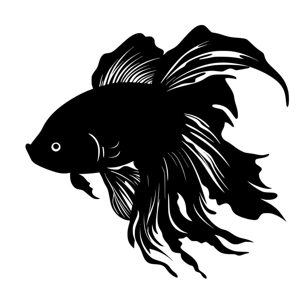 Betta Fish SVG Image: Perfect for Cricut, Silhouette, Laser Machines