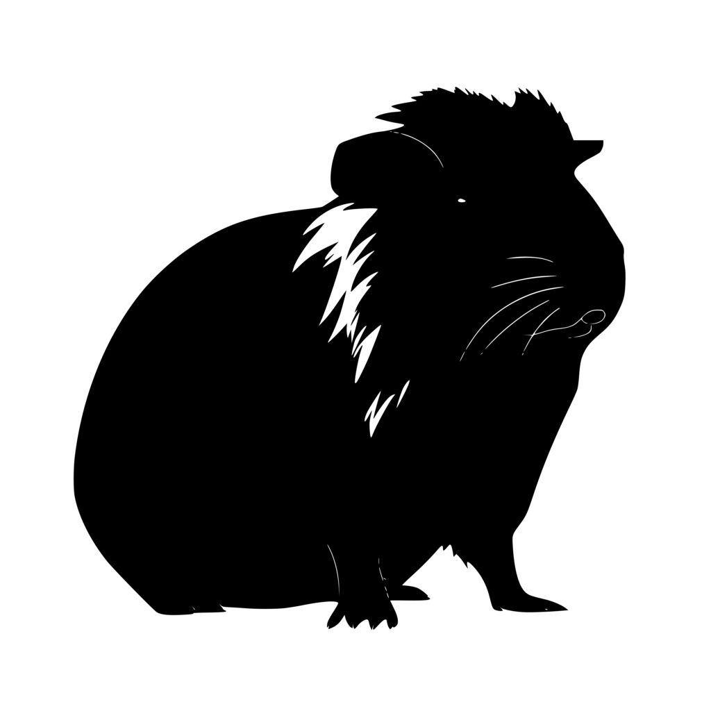 Adorable Guinea Pig SVG File for Cricut, Silhouette, Laser