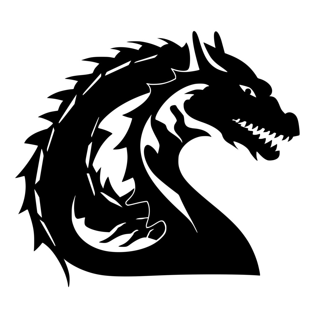 Sleek Dragon SVG File for Cricut, Silhouette, Laser Machines