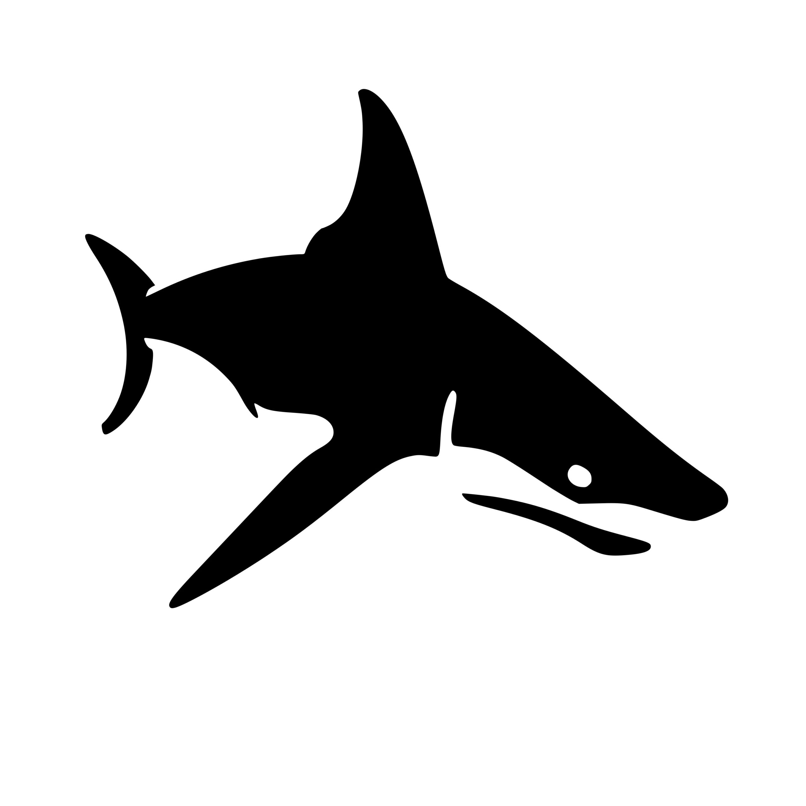 Instant Download: Hammerhead Shark SVG/PNG/DXF File for Cricut, Silhouette