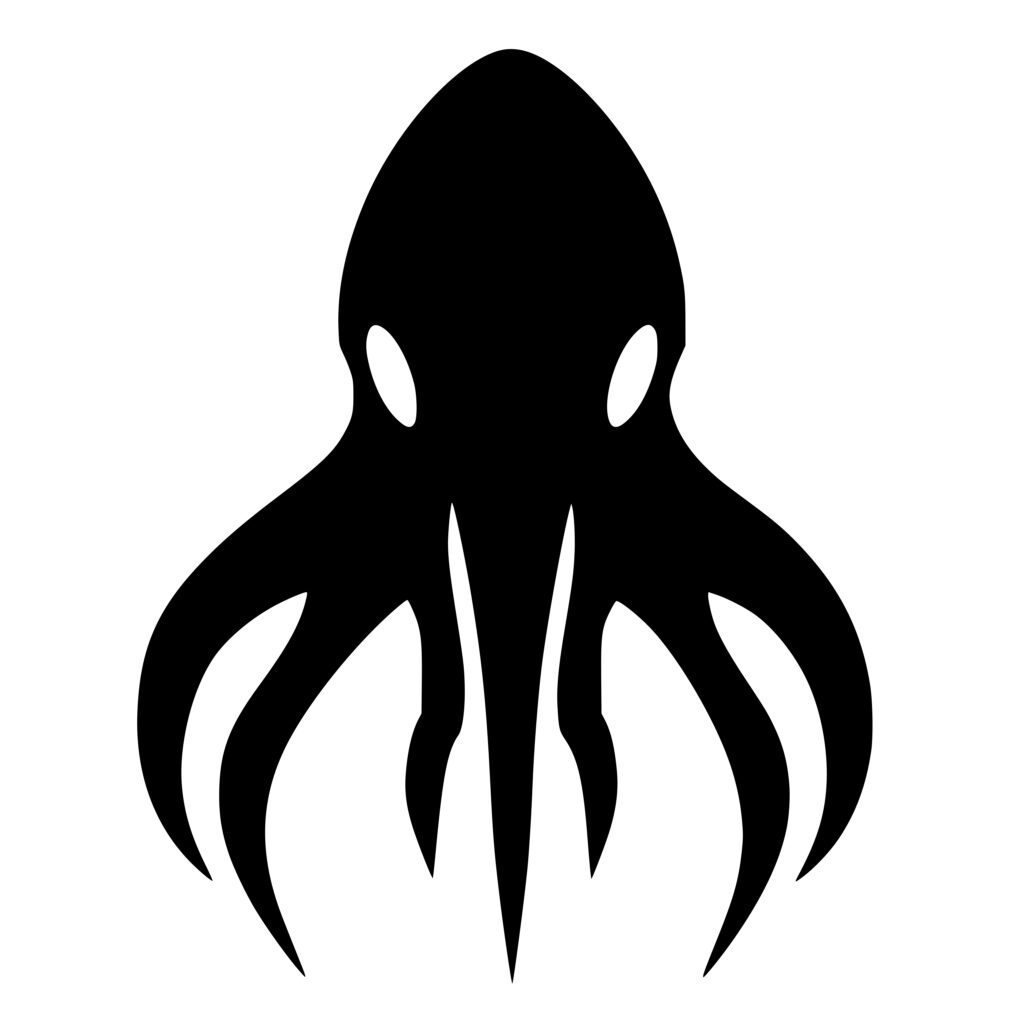 Sea Squid SVG File Instant Download for Cricut, Silhouette, Laser Machines