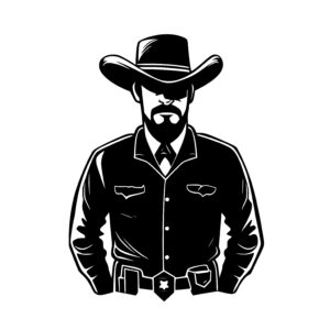 Sheriff in Hat