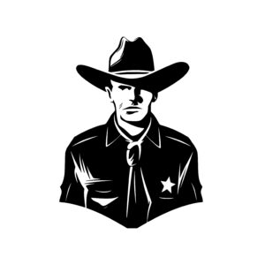 Sheriff with Badge