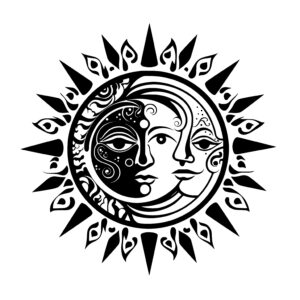 Sun and Moon Togetherness