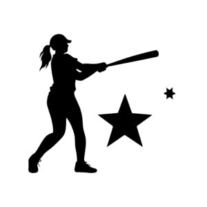 Softball Batter Star