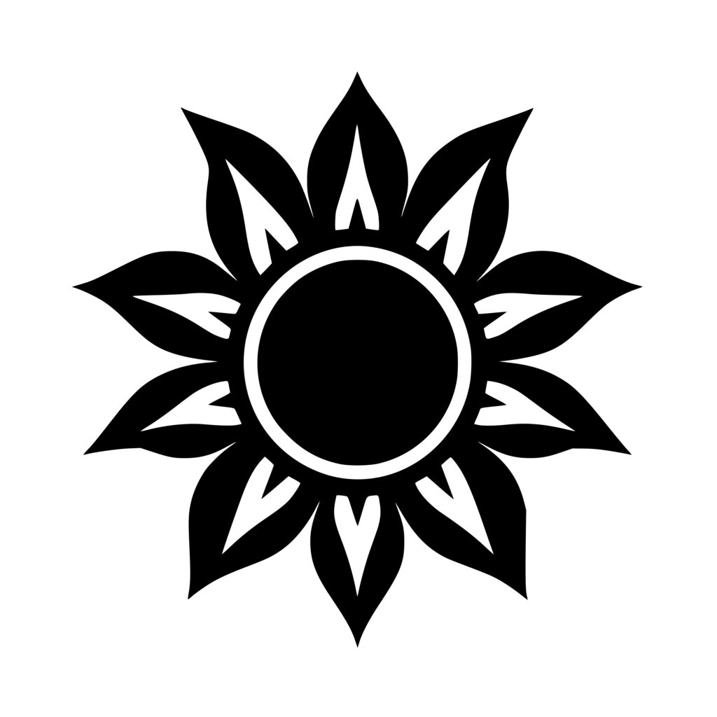 Sunflower Svg Image: Instant Download For Cricut, Silhouette, And Laser 