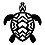 Turtle with Abstract Shell