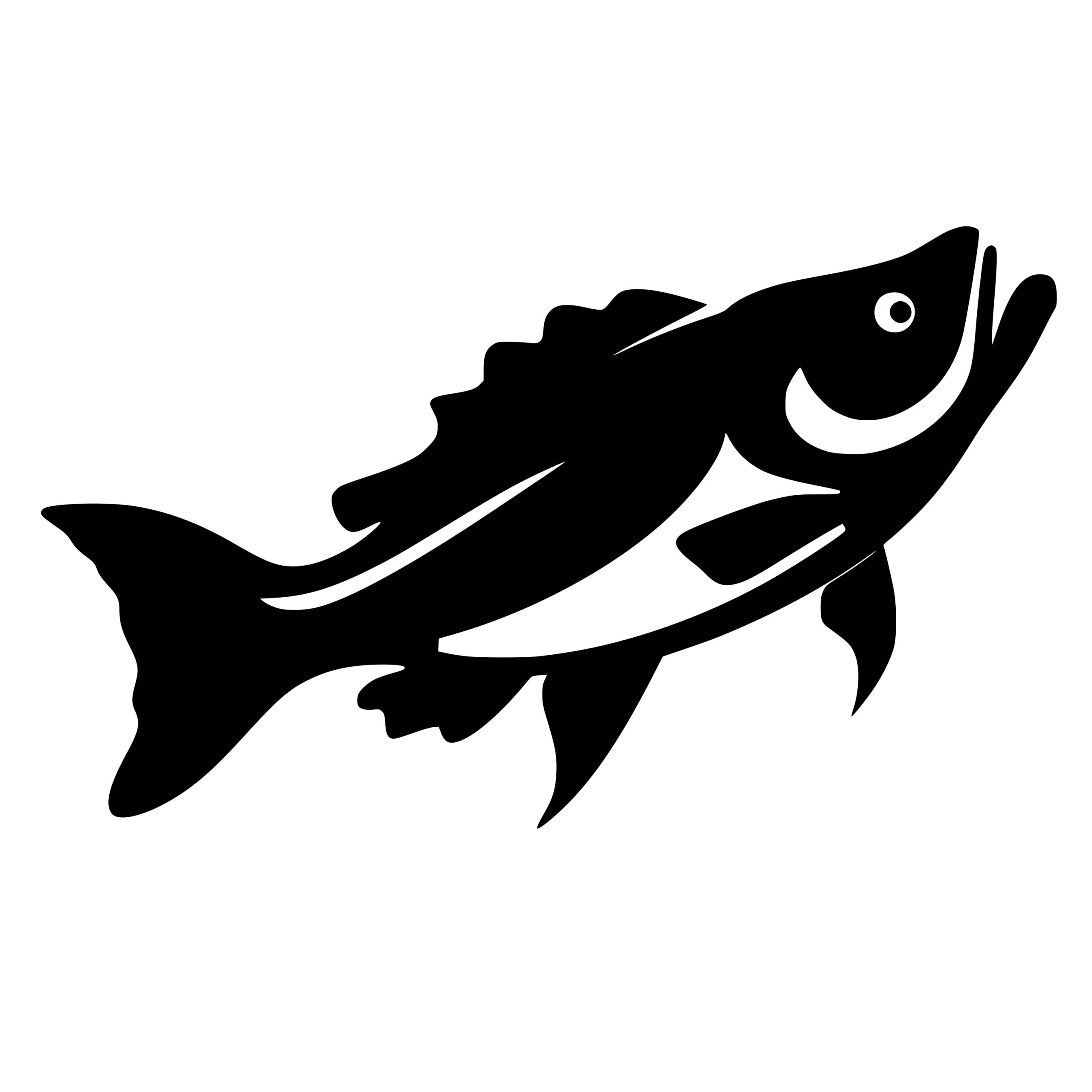 Walleye Fish SVG File: Instant Download for Cricut, Silhouette, Laser