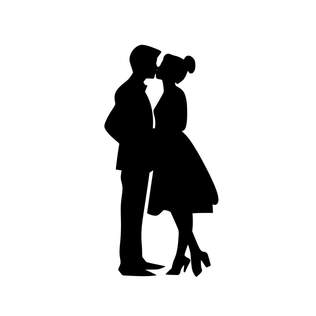 Romantic Couple Instant Download SVG/PNG/DXF Files for Cricut and ...