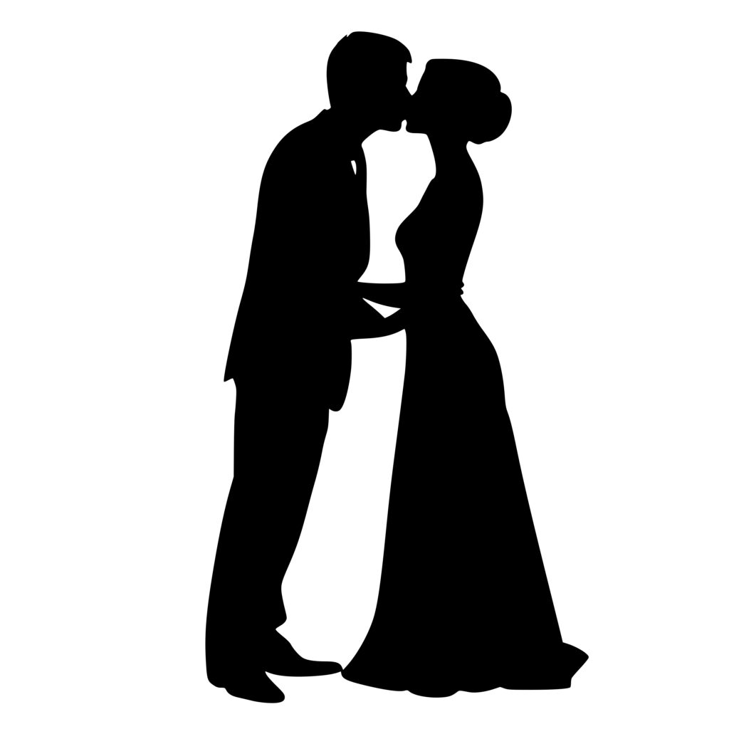 Romantic Embrace SVG File for Cricut, Silhouette, Laser Machines