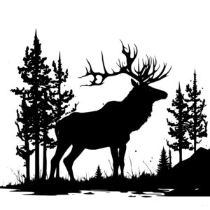 Elk in the Wilderness