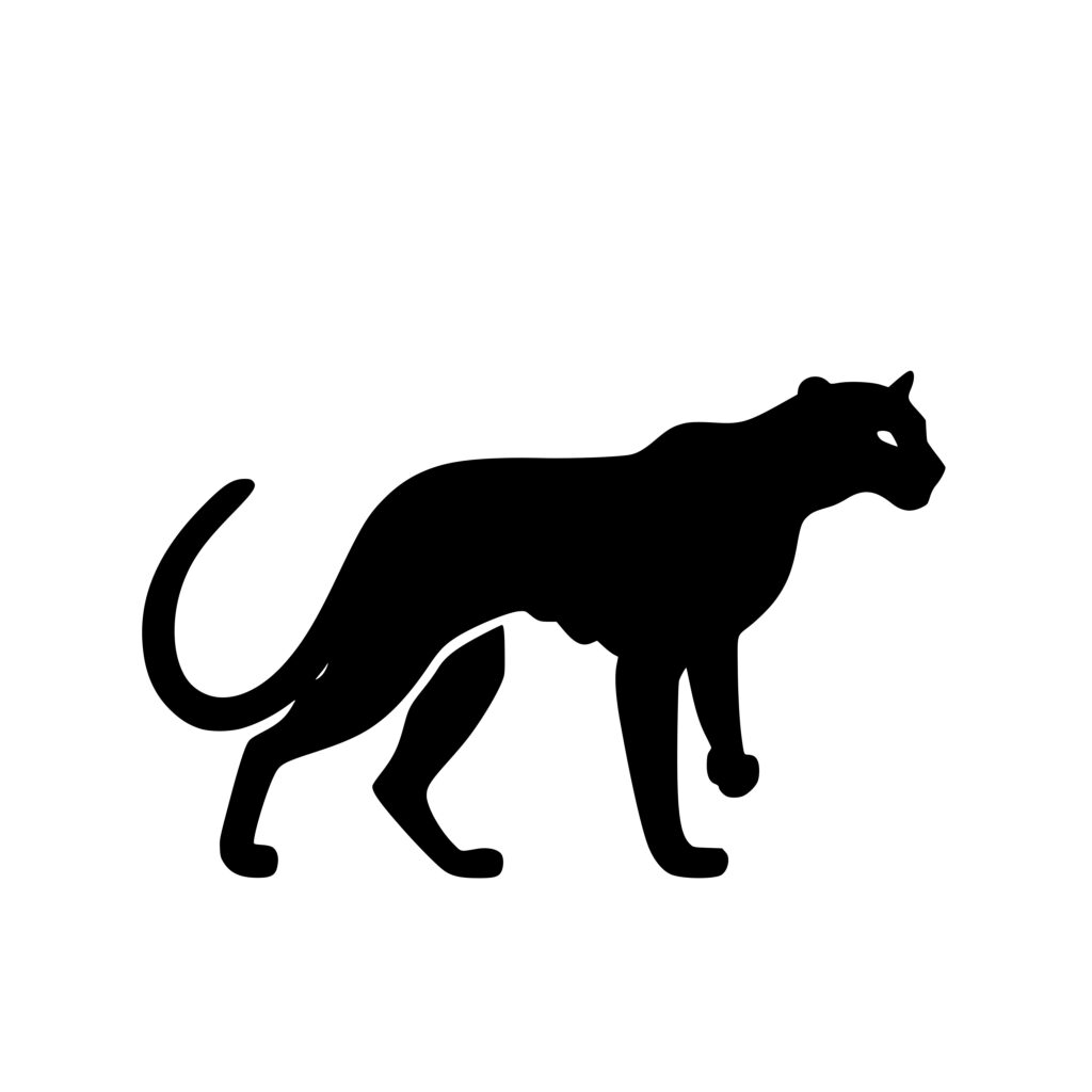 Cheetah SVG Image for Cricut, Silhouette, Laser Machines - Instant Download