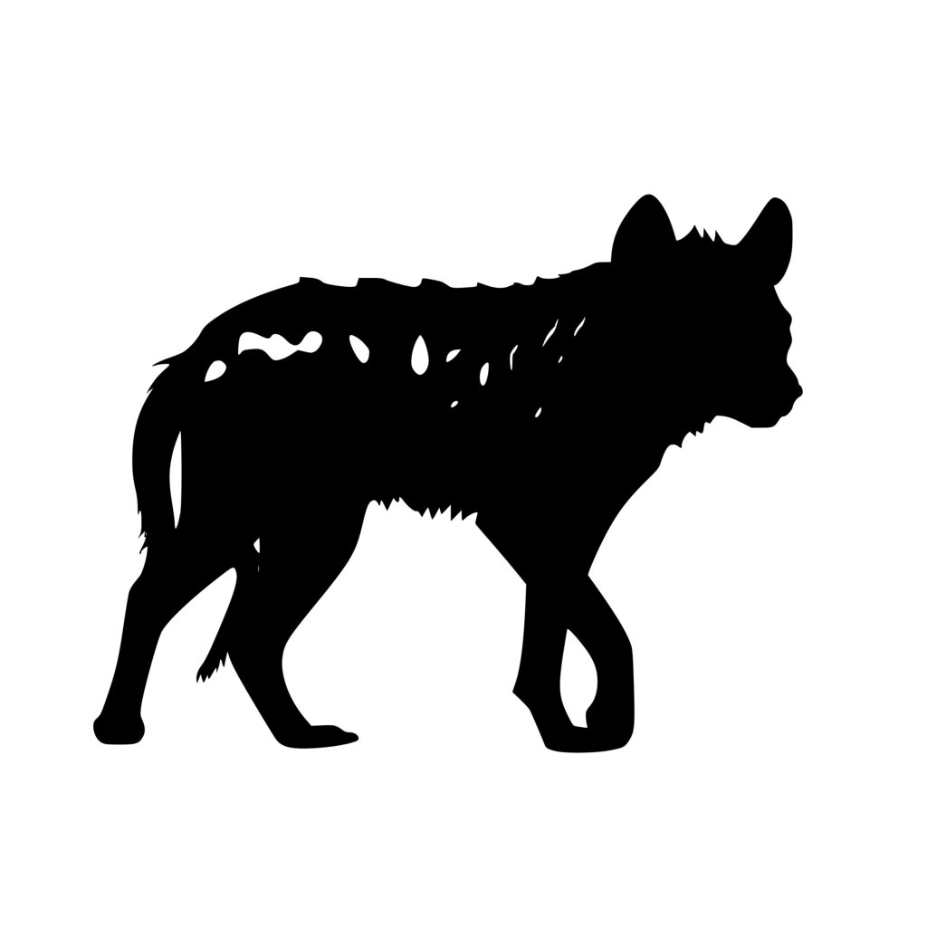 Hyena SVG File: Instant Download for Cricut, Silhouette, and Laser Machines