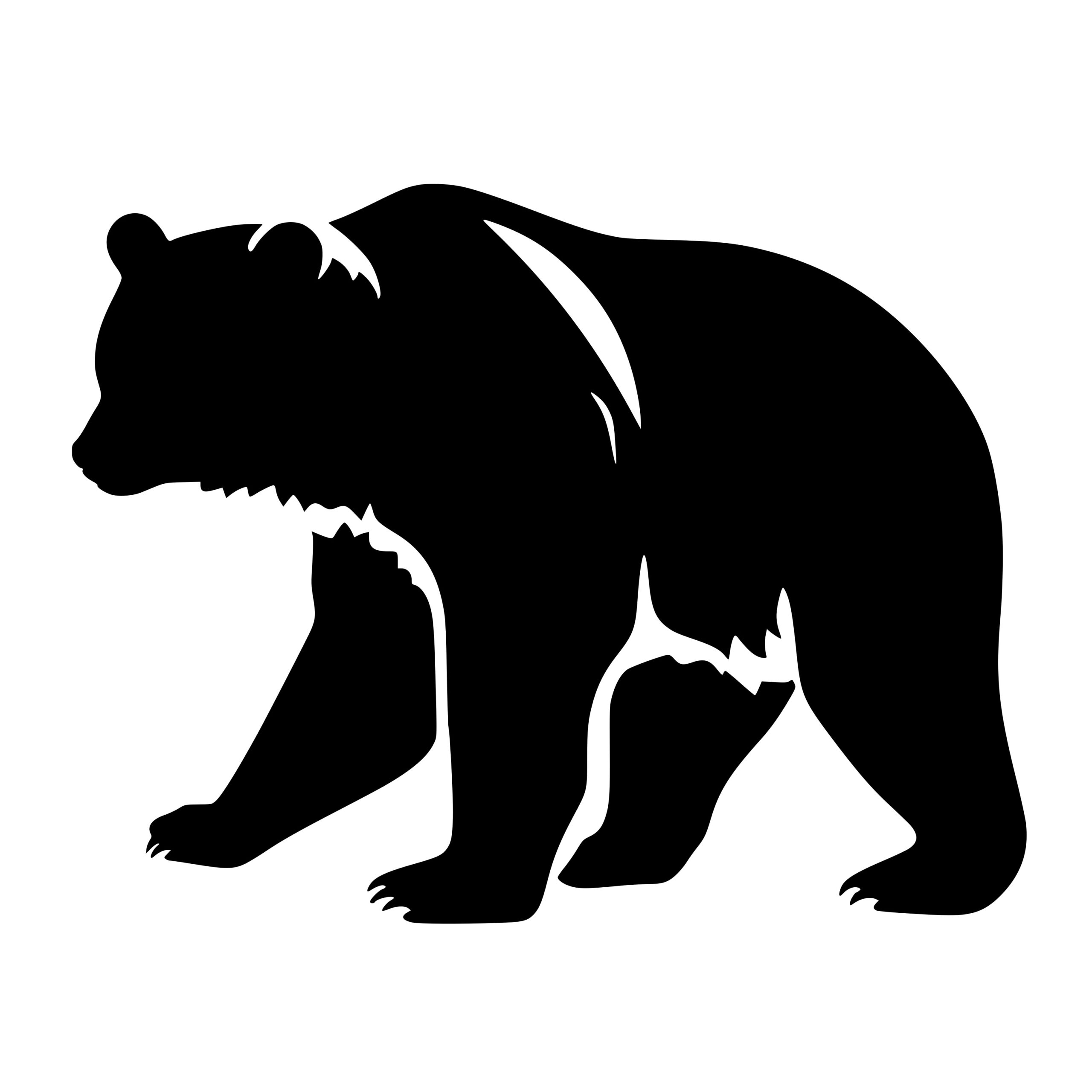 Instant Download Bear Bundle - 6 SVG Images for Cricut, Silhouette