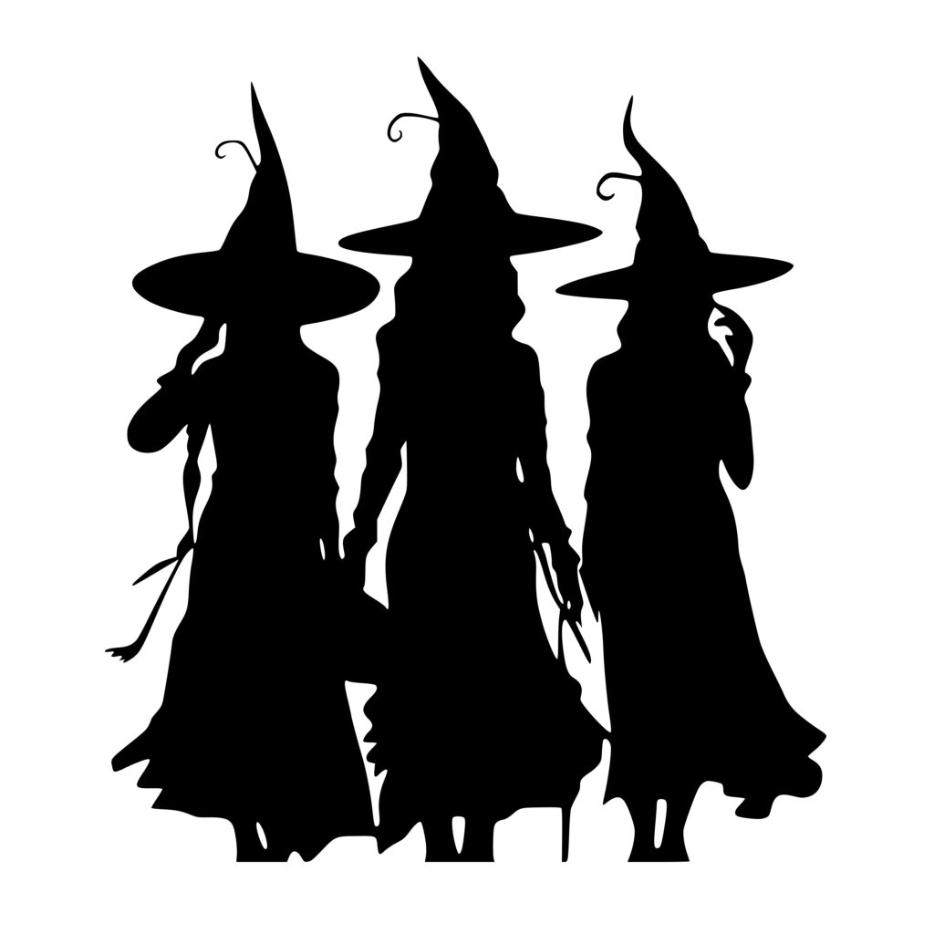 Halloween Witches SVG File: Instant Download for Cricut, Silhouette