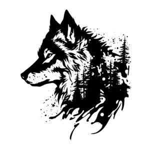 Majestic Wolf Spirit