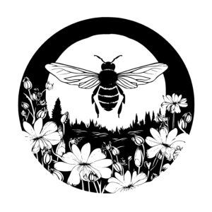 Bee in Garden