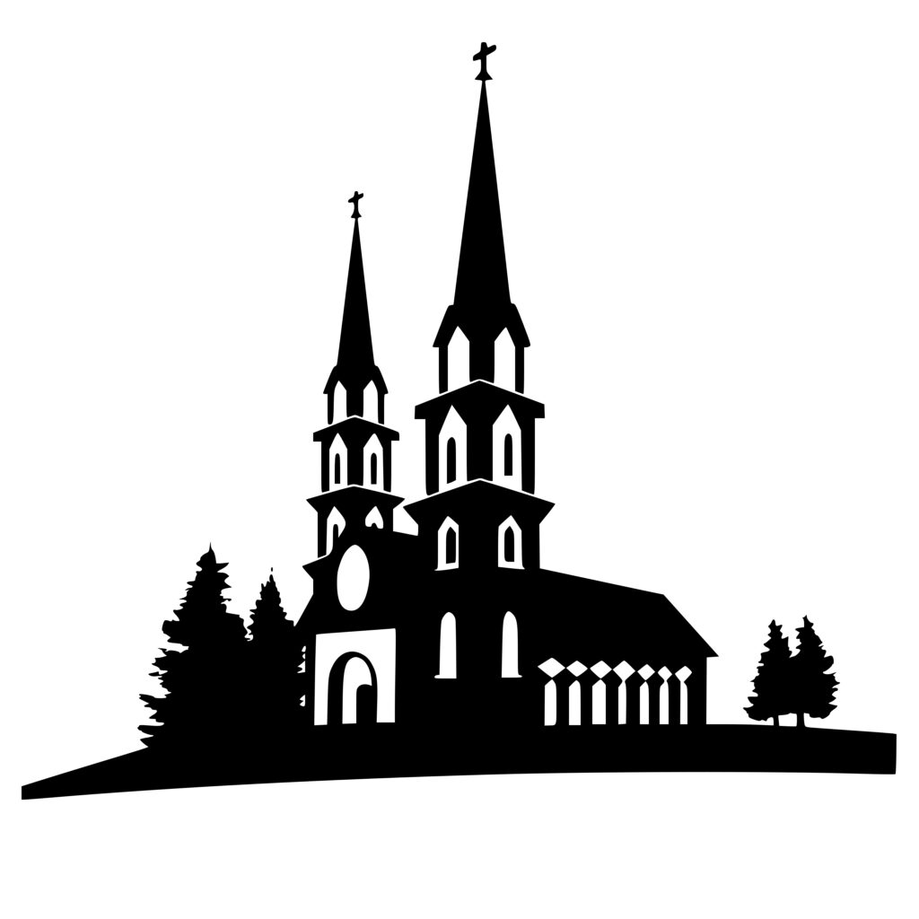 Instant Download SVG/PNG/DXF Image: Grand Church for Cricut, Silhouette ...