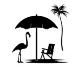 Flamingo Beach Day