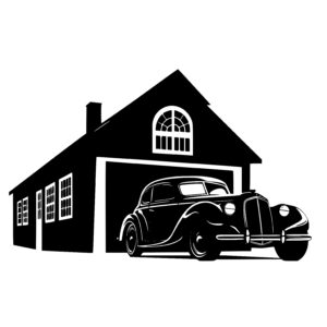 Garage with a Car