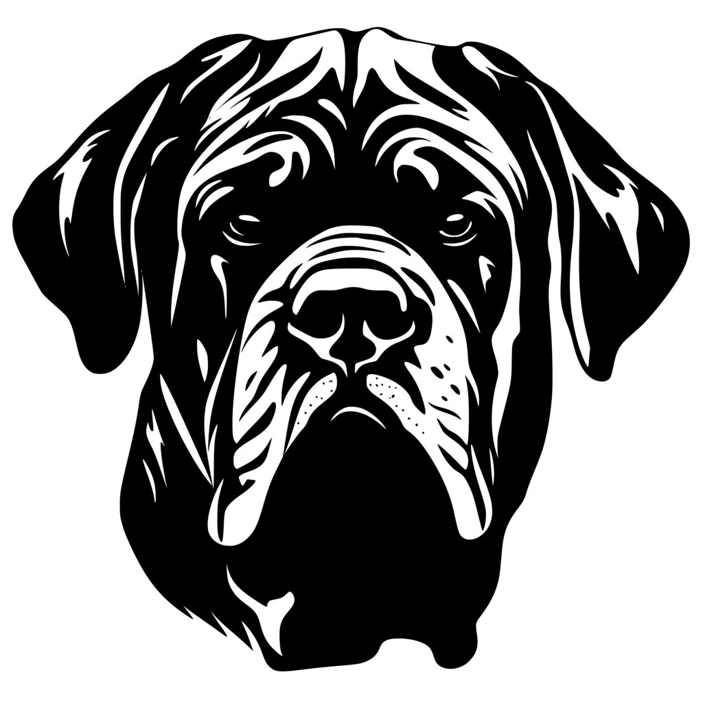 Cricut, Silhouette, xTool, Glowforge - Wrinkled Dog SVG, PNG, DXF Files