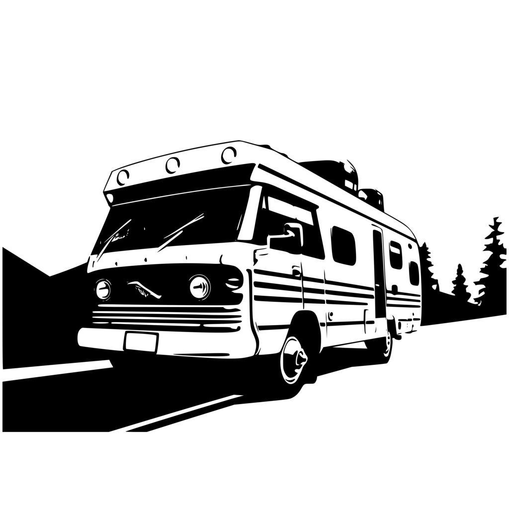 Adventure camper image download svg png dxf for cricut silhouette