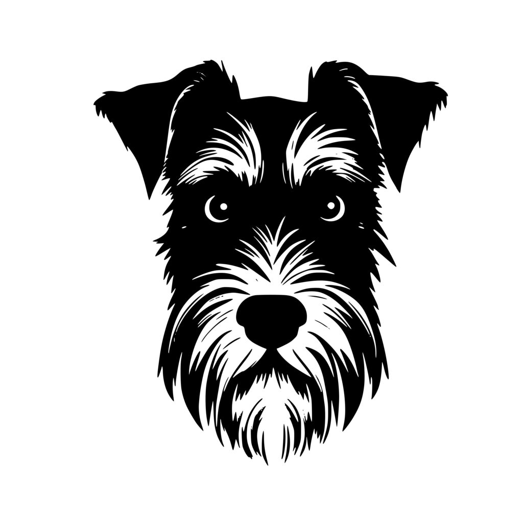 Adorable Schnauzer SVG File for Cricut, Silhouette, Laser Machines