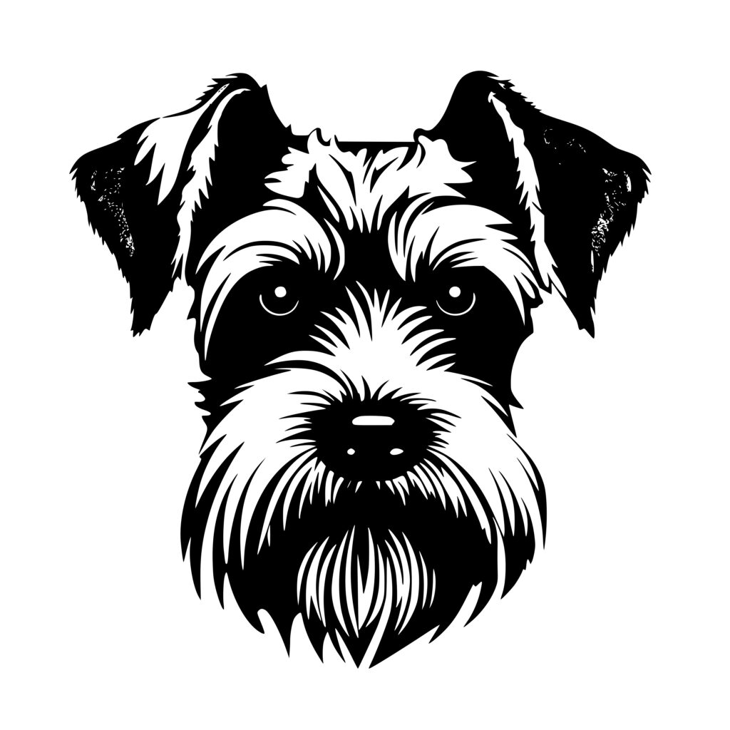 Adorable Schnauzer SVG, PNG, DXF Files for Cricut, Silhouette, Laser ...