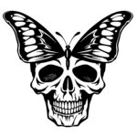 Butterfly Wing Skull