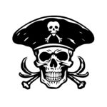 Skull in a Pirate Hat